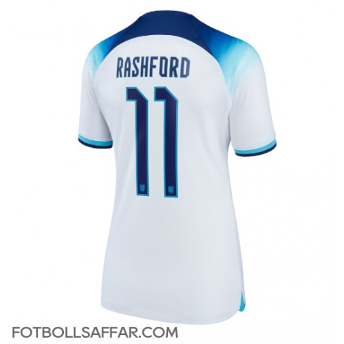 England Marcus Rashford #11 Hemmatröja Dam VM 2022 Kortärmad